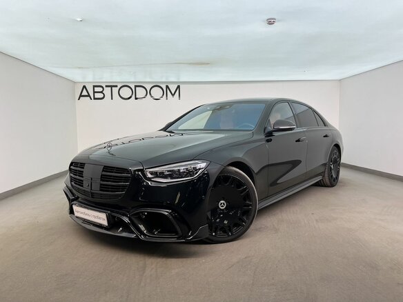 2021 Mercedes-Benz S-Класс 450 Long 4MATIC VII (W223), чёрный, 9700000 рублей