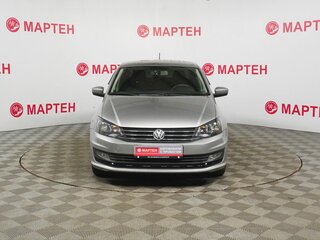2019 Volkswagen Polo V Рестайлинг, серебристый, 1149000 рублей, вид 2