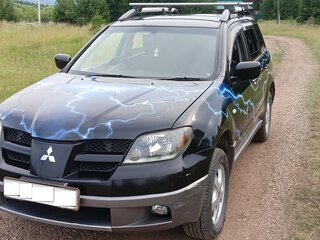 2003 Mitsubishi Airtrek I Рестайлинг, чёрный, 575000 рублей, вид 1