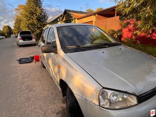 2011 Lada (ВАЗ) Kalina I, серый, 160000 рублей, вид 2