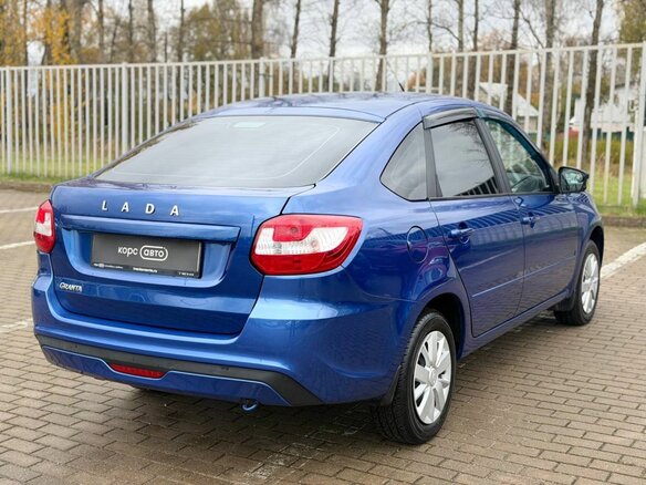 2022 Lada (ВАЗ) Granta I Рестайлинг, синий, 789000 рублей - вид 5