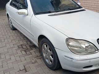 2000 Mercedes-Benz S-Класс 320 Long IV (W220), белый, 750000 рублей, вид 3