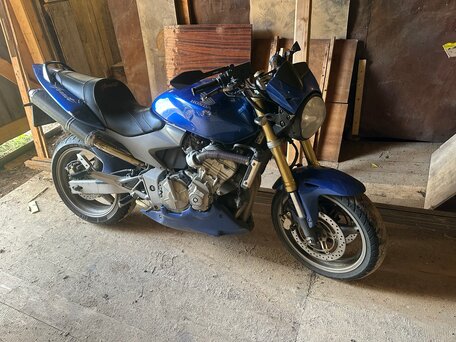 2005 Honda CB 600F Hornet, синий, 420000 рублей, вид 1