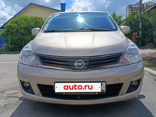 2010 Nissan Tiida I, коричневый, 825000 рублей, вид 4