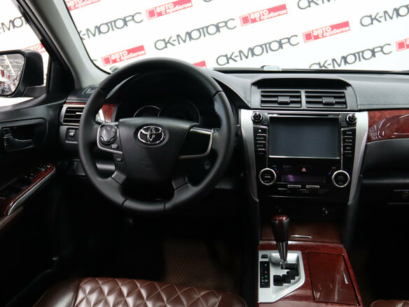 2012 Toyota Camry VII (XV50), чёрный, 1445170 рублей - вид 9