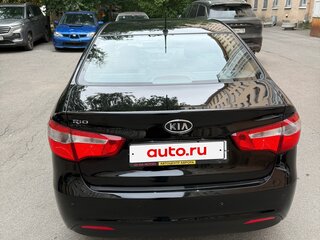 2012 Kia Rio 4-speed III, чёрный, 1090000 рублей, вид 4