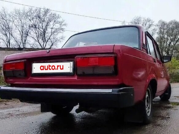 2007 Lada (ВАЗ) 2107, пурпурный, 170000 рублей - вид 5