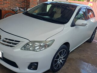 2012 Toyota Corolla X (E140, E150) Рестайлинг, белый, 1050000 рублей, вид 3