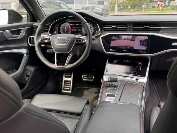 2021 Audi A6 45 TFSI V (C8), чёрный - вид 20