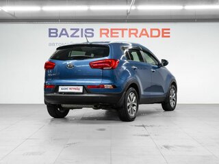 2015 Kia Sportage III Рестайлинг, синий, 1570000 рублей, вид 5
