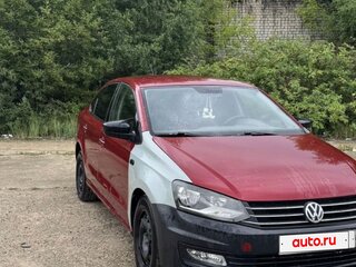 2018 Volkswagen Polo V Рестайлинг, пурпурный, 500000 рублей, вид 3