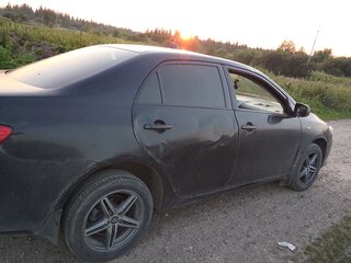 2010 Toyota Corolla X (E140, E150), чёрный, 450000 рублей, вид 3