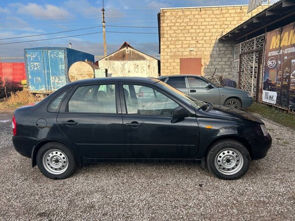 2010 Lada (ВАЗ) Kalina I, чёрный, 160000 рублей - вид 3