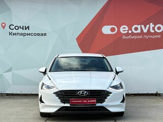 2020 Hyundai Sonata VIII (DN8), белый, 1580000 рублей, вид 2