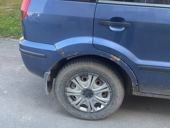 2005 Ford Fusion I, синий, 210000 рублей - вид 4