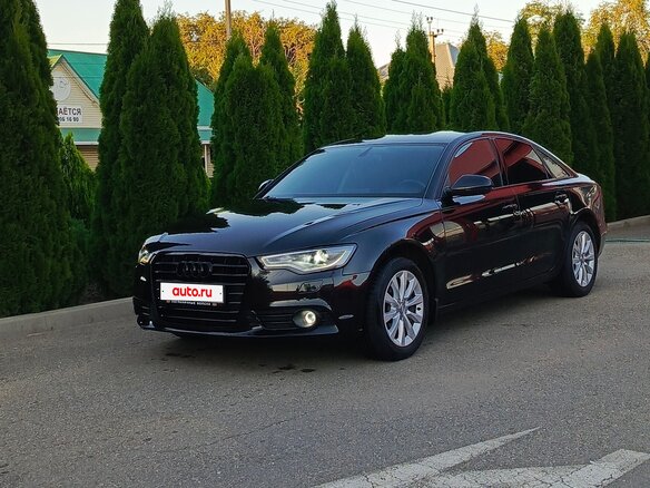 2014 Audi A6 IV (C7), чёрный, 1600000 рублей