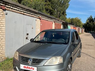 2011 Renault Logan I Рестайлинг, синий, 420000 рублей, вид 1