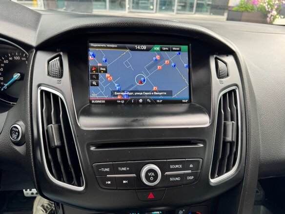2015 Ford Focus III Рестайлинг, синий, 1520000 рублей - вид 25