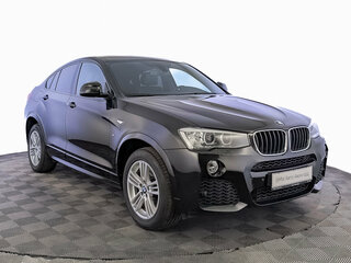 2017 BMW X4 20i I (F26), чёрный, 3075000 рублей, вид 3