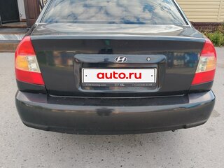 2007 Hyundai Accent ТагАЗ II, чёрный, 200000 рублей, вид 2