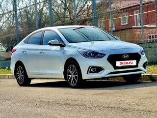 2018 Hyundai Solaris II, белый, 1250000 рублей, вид 3