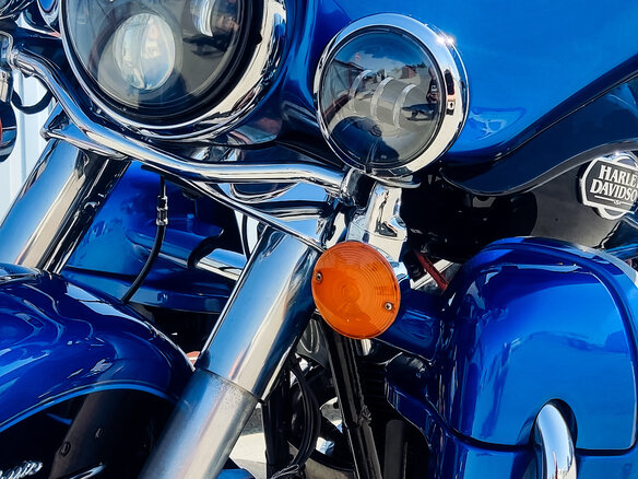 2008 Harley-Davidson Electra Glide, синий, 775000 рублей - вид 20