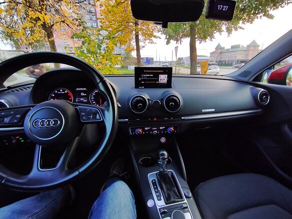 2016 Audi A3 III (8V) Рестайлинг, красный, 1850000 рублей - вид 8