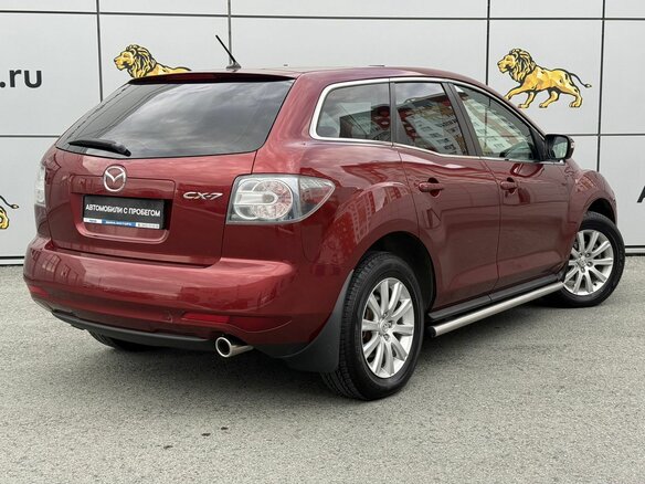 2011 Mazda CX-7 I Рестайлинг, красный, 1270000 рублей - вид 5