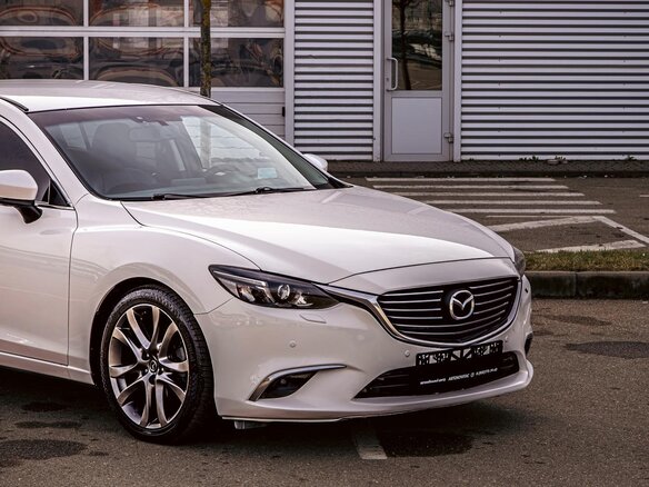 2017 Mazda 6 III (GJ) Рестайлинг, белый, 1545000 рублей - вид 7