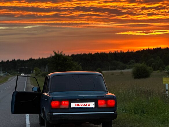 2009 Lada (ВАЗ) 2107, голубой - вид 2