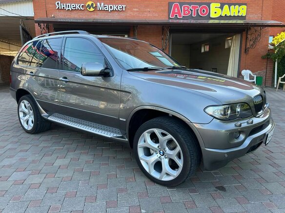 2005 BMW X5 4.4i I (E53) Рестайлинг, серый, 1490000 рублей - вид 6