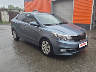 2015 Kia Rio 6-speed III, голубой, 1000000 рублей, вид 3