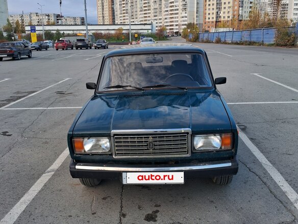 2005 Lada (ВАЗ) 2107, синий, 100000 рублей