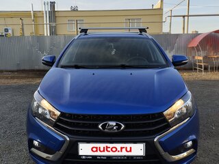 2020 Lada (ВАЗ) Vesta SW I, синий, 1050000 рублей, вид 3