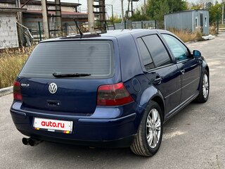 2001 Volkswagen Golf IV, синий, 380000 рублей, вид 4