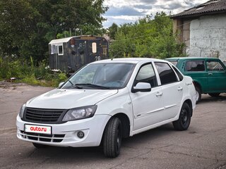 2013 Lada (ВАЗ) Granta I, белый, 300000 рублей, вид 1