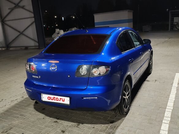 2008 Mazda 3 I (BK) Рестайлинг, синий, 520000 рублей - вид 2
