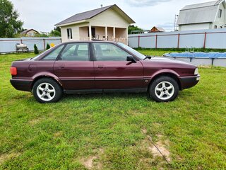 1992 Audi 80 V (B4), пурпурный, 370000 рублей, вид 5