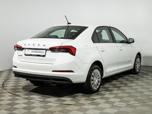 2022 Skoda Rapid II, белый, 1648000 рублей - вид 4