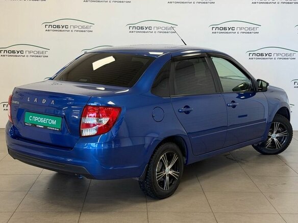 2022 Lada (ВАЗ) Granta I Рестайлинг, синий, 730000 рублей - вид 1