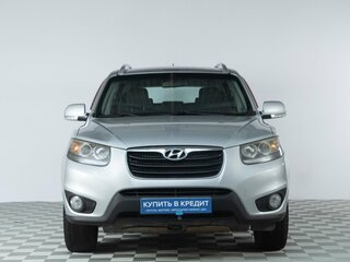2010 Hyundai Santa Fe II Рестайлинг, серебристый, 1199000 рублей, вид 2
