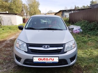 2014 Lada (ВАЗ) Granta I, серебристый, 550000 рублей, вид 2