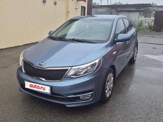 2015 Kia Rio 6-speed III, голубой, 1000000 рублей, вид 2