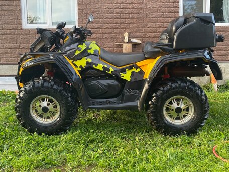 2011 BRP Can-Am Outlander MAX 650, жёлтый, 650000 рублей, вид 2