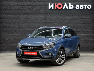 2018 Lada (ВАЗ) Vesta SW Cross I, синий, 1050000 рублей, вид 1