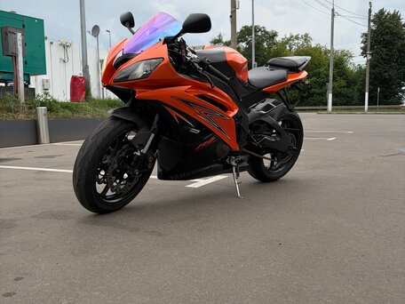 2006 Yamaha YZF-R6, оранжевый, 500000 рублей, вид 3