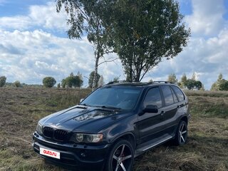2002 BMW X5 3.0i I (E53), чёрный, 870000 рублей, вид 2