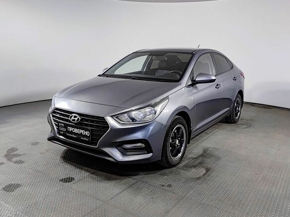 2018 Hyundai Solaris II, серый, 1280000 рублей