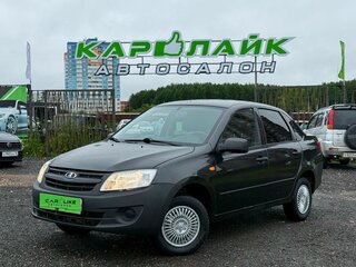 2015 Lada (ВАЗ) Granta I, чёрный, 359000 рублей, вид 2