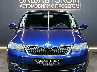 2018 Skoda Rapid I Рестайлинг, синий, 1210000 рублей, вид 3